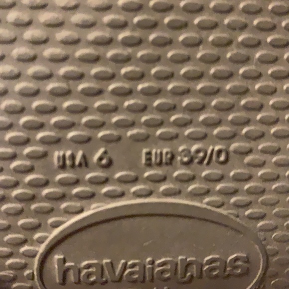Havaianas Grey and Silver Flip Flops - Picture 13 of 15